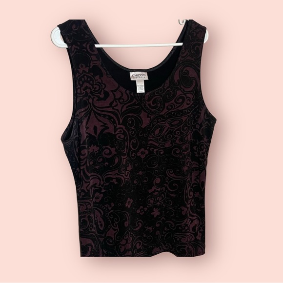 Chicos Travelers Sleeveless Top - Picture 3 of 7